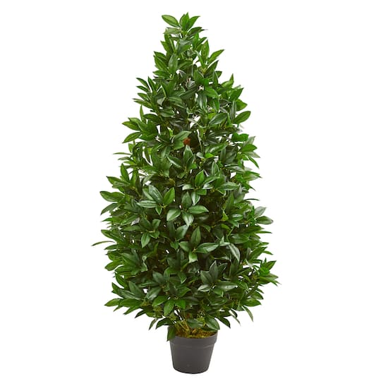 Michaels, 4ft. Potted Bay Leaf Topiary Tree – Category: Trees & Floor Plants